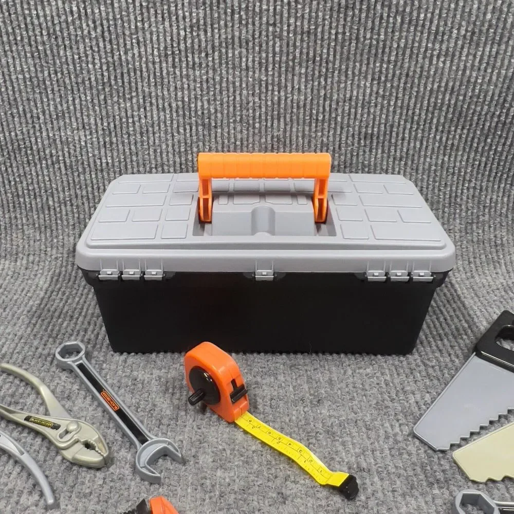 Lot of 29 Black & Decker Good/Crazy Helper Mixed Tools/Box Pretend Kids‎ Play